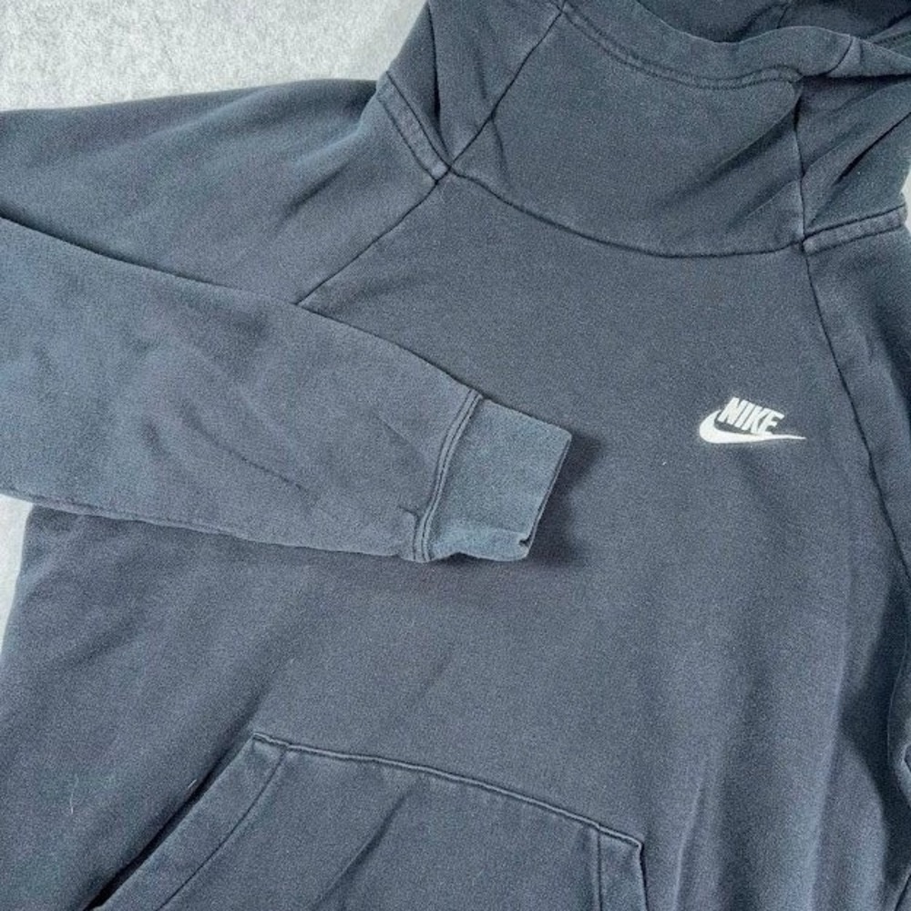 Nike Pullover Hoodie Mens Medium Black Hooded sweatshirt Warm Layer